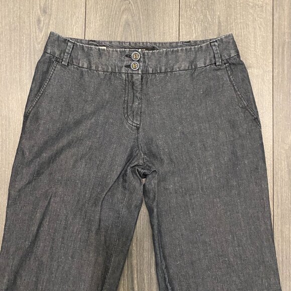 Weekend Max Mara Cotton Linen Blend Relaxed Fit Pants Size 4 - Picture 2 of 12